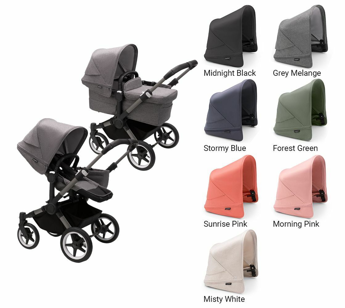 Bugaboo Donkey 5 Grey Melange Graphite frame Детская коляска Трансформер 2в1 (без капюшона)