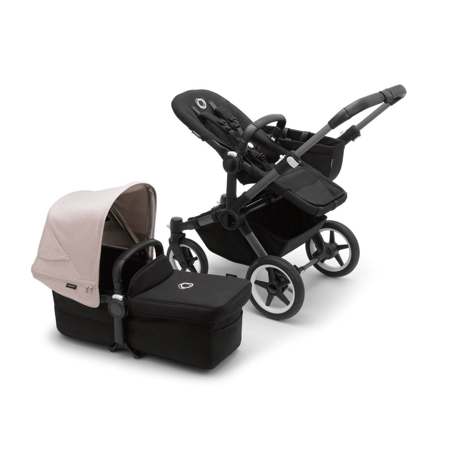 Bugaboo Donkey 5 Midnight black Graphite frame Детская коляска Трансформер 2в1 (без капюшона)