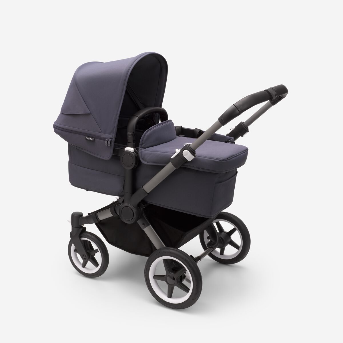 Bugaboo Donkey 5 Mono Stormy Blue Graphite frame Детская коляска Трансформер 2в1