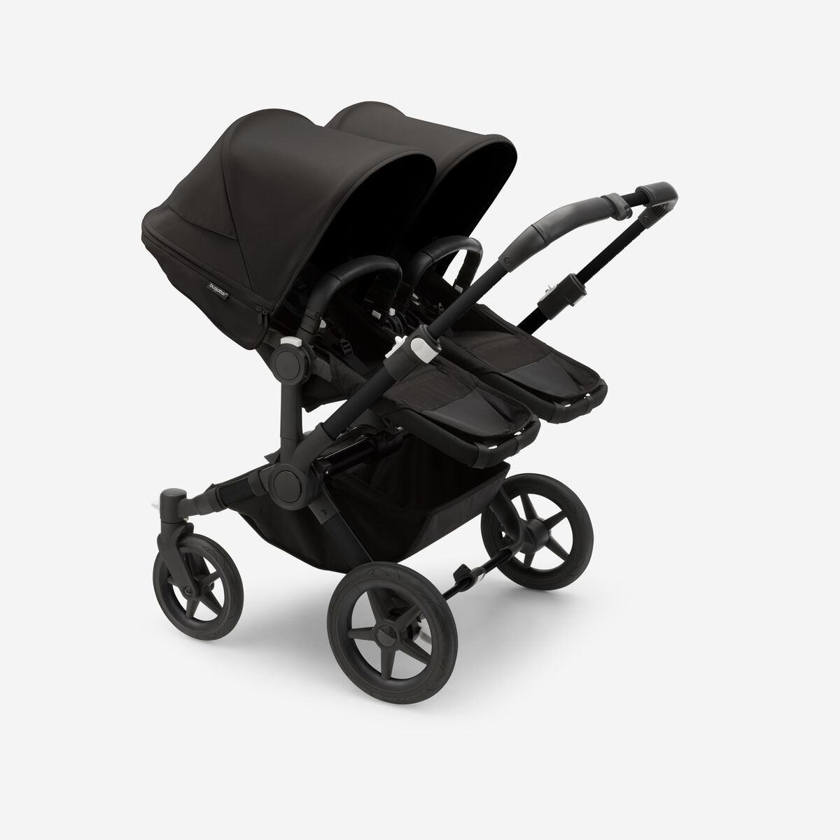 Bugaboo Donkey 5 TWIN Midnight black Black frame Dvīņu rati Transformeris 2in1