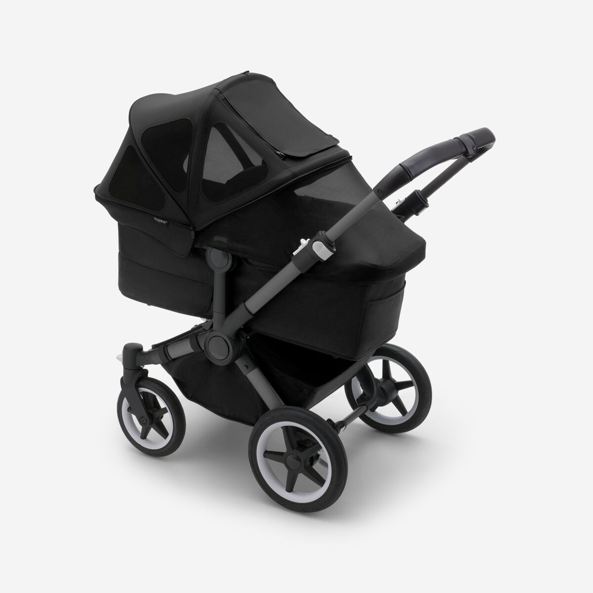 Bugaboo Donkey breezy Sun canopy Midnight black Jumtiņš ratiem