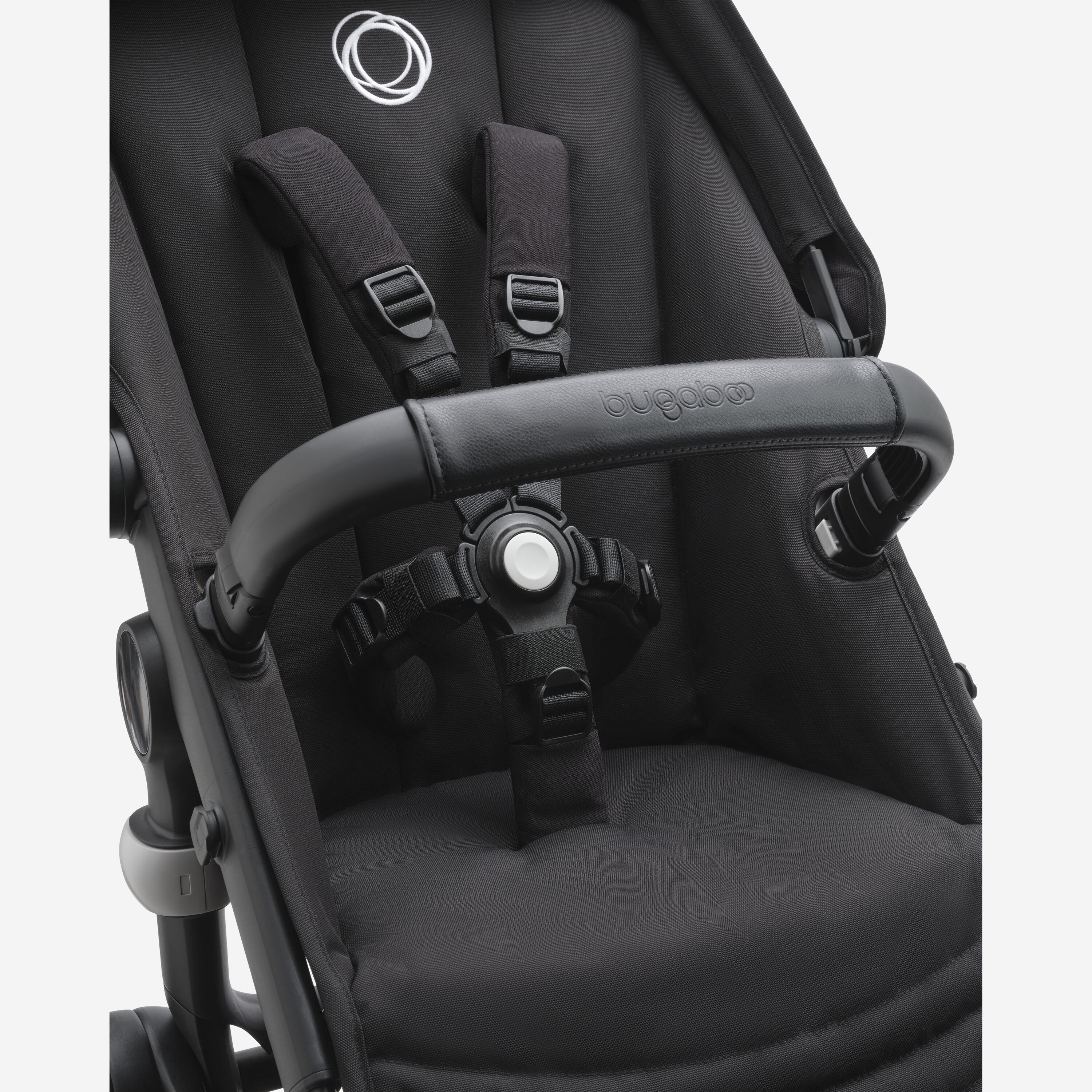 Bugaboo Fox 5 Grey Melange Bērnu rati 2in1 Grafīta rāmis + Jumts Breezy Sandy Pink