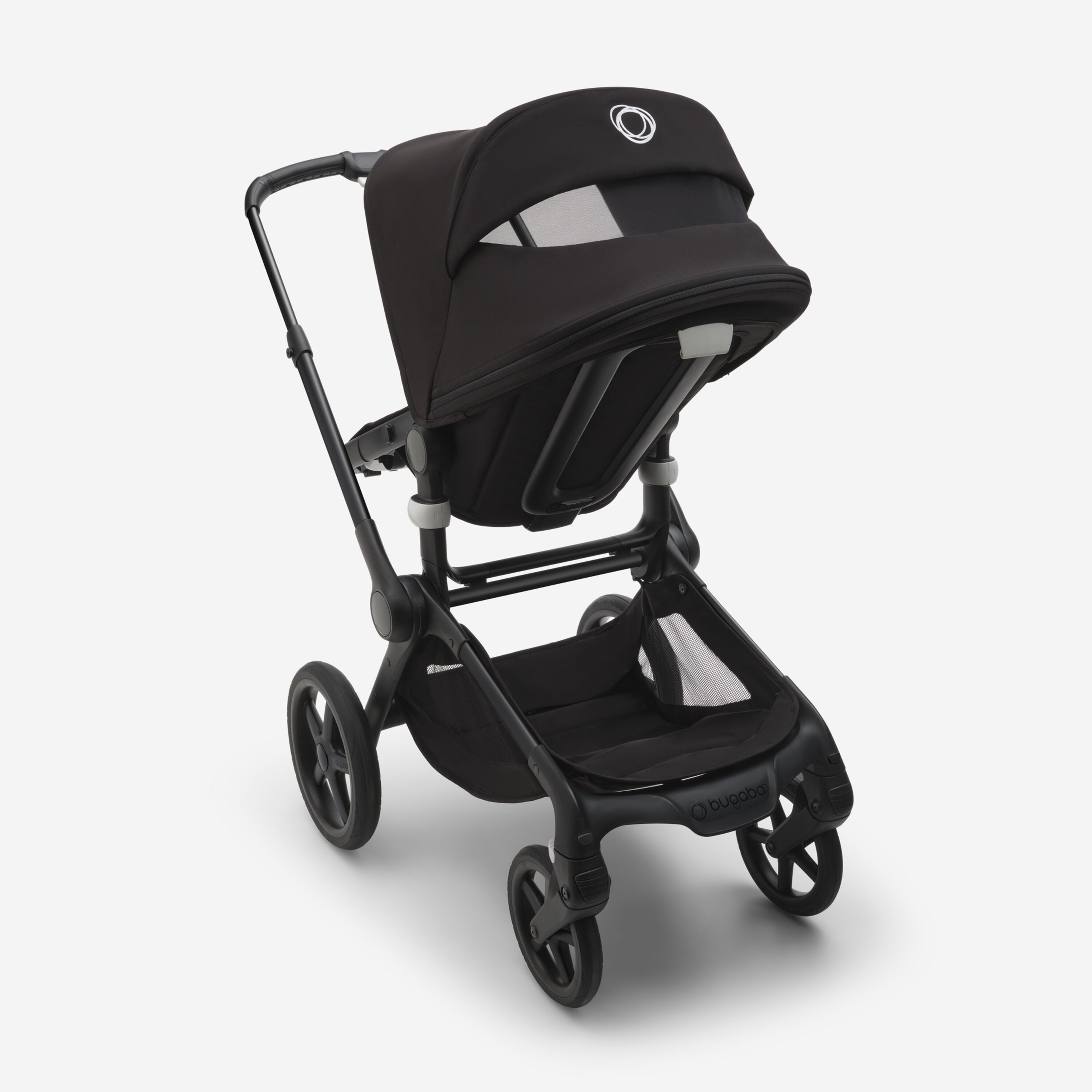 Bugaboo Fox 5 Grey Melange Bērnu rati 2in1 Grafīta rāmis + Jumts Breezy Sandy Pink