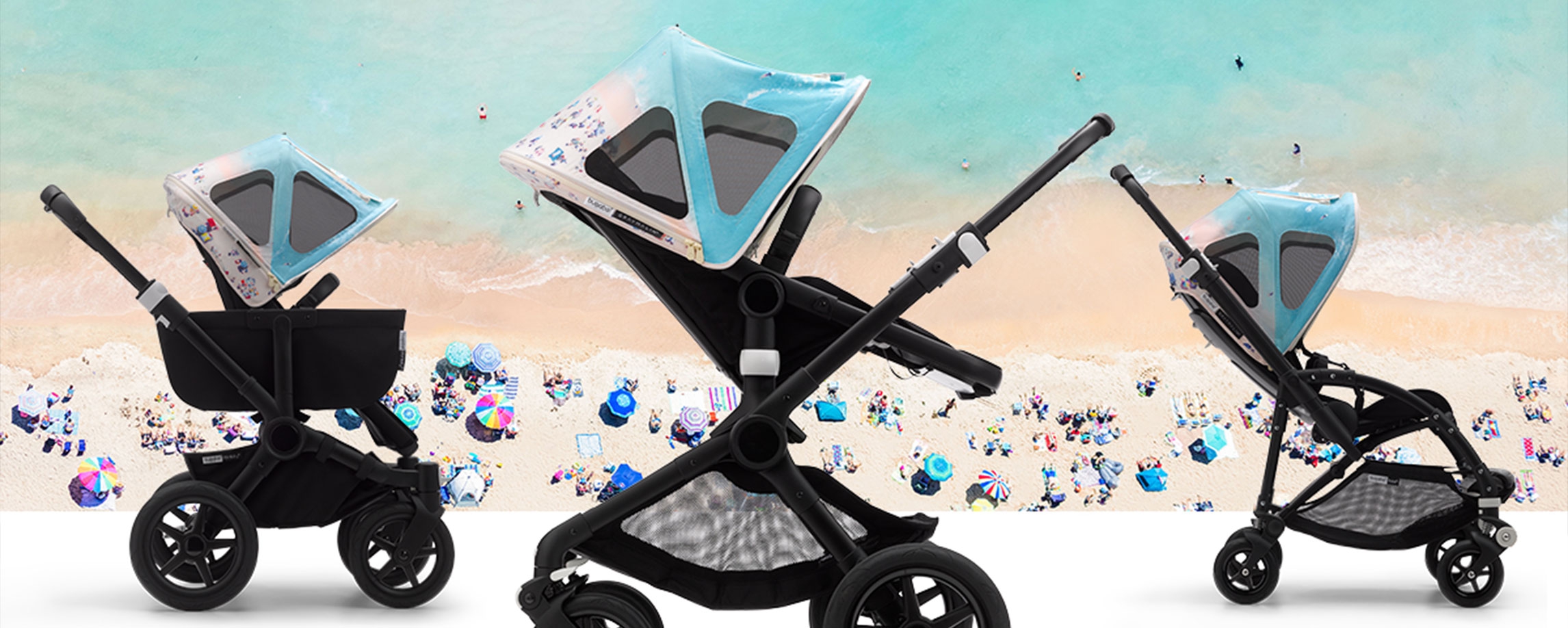 Bugaboo Fox 5 Midnight black Детская коляска 2в1 Графитовая рама + Kапюшон Breezy V2 Morning Pink