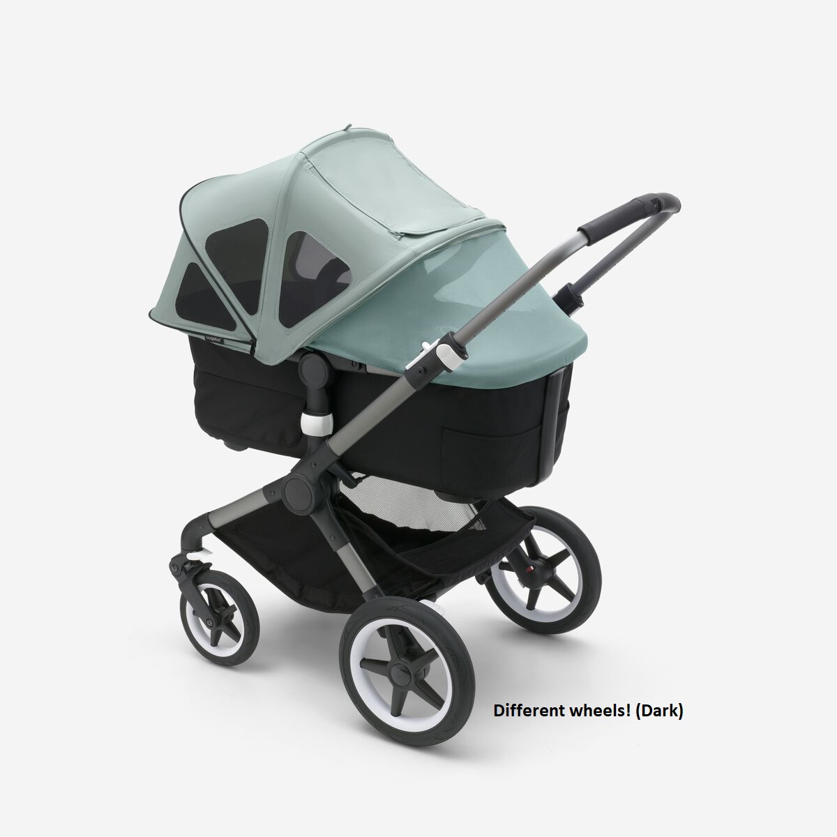 Bugaboo Fox 5 Midnight black Graphite K Pine Green BabyBest.lv