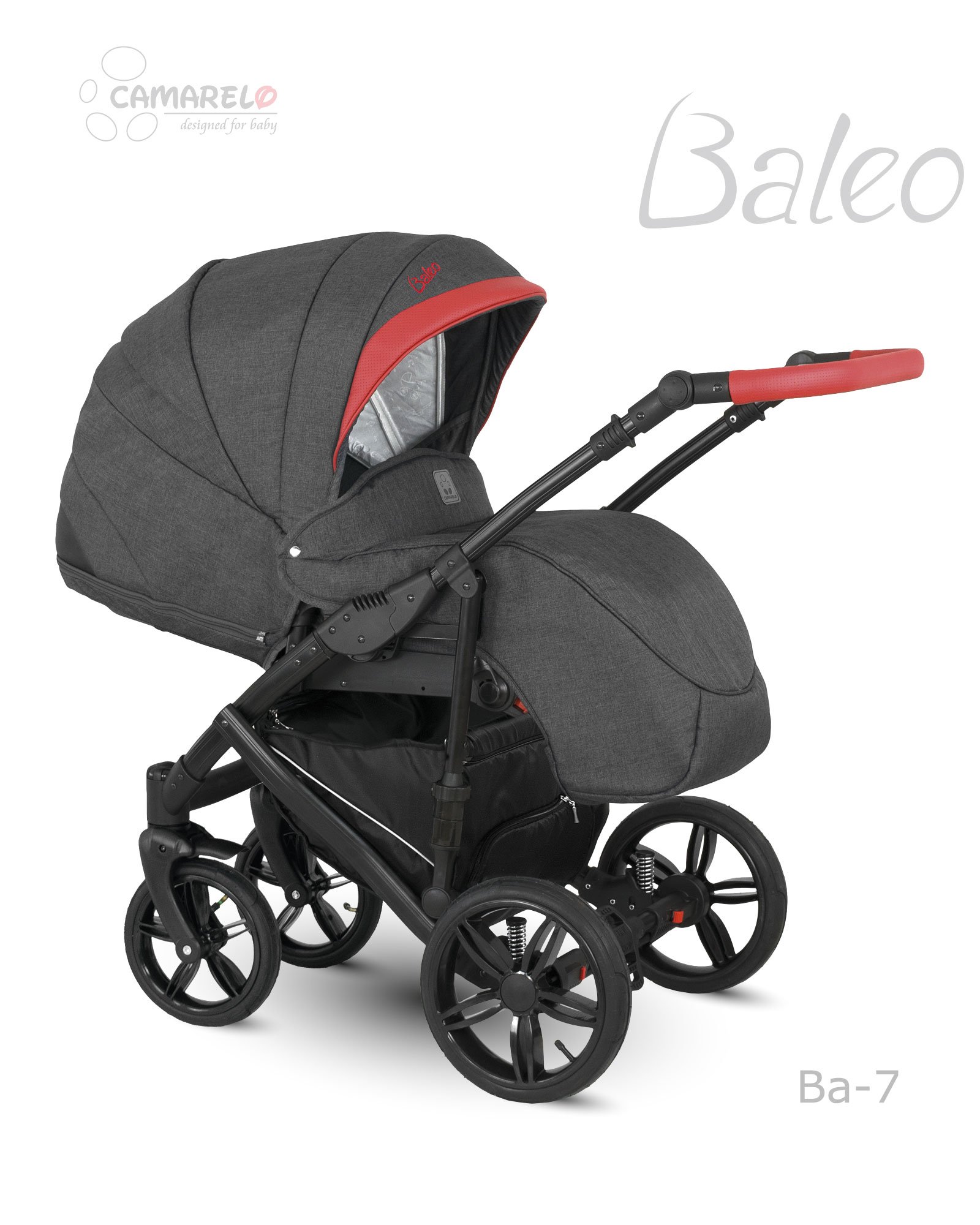 Camarelo Baleo BA-7 Bērnu rati 2in1