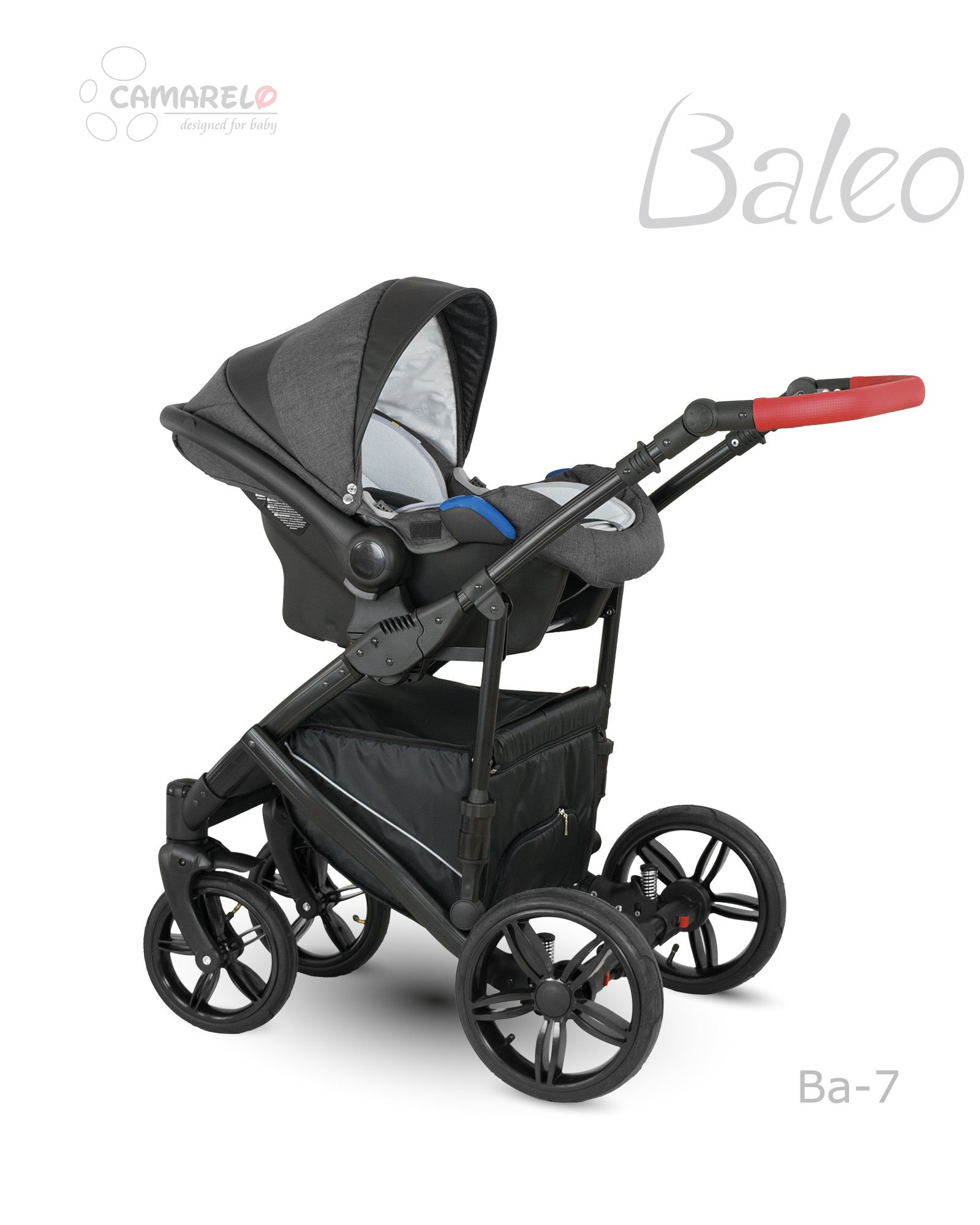 Camarelo Baleo BA-7 Bērnu rati 2in1