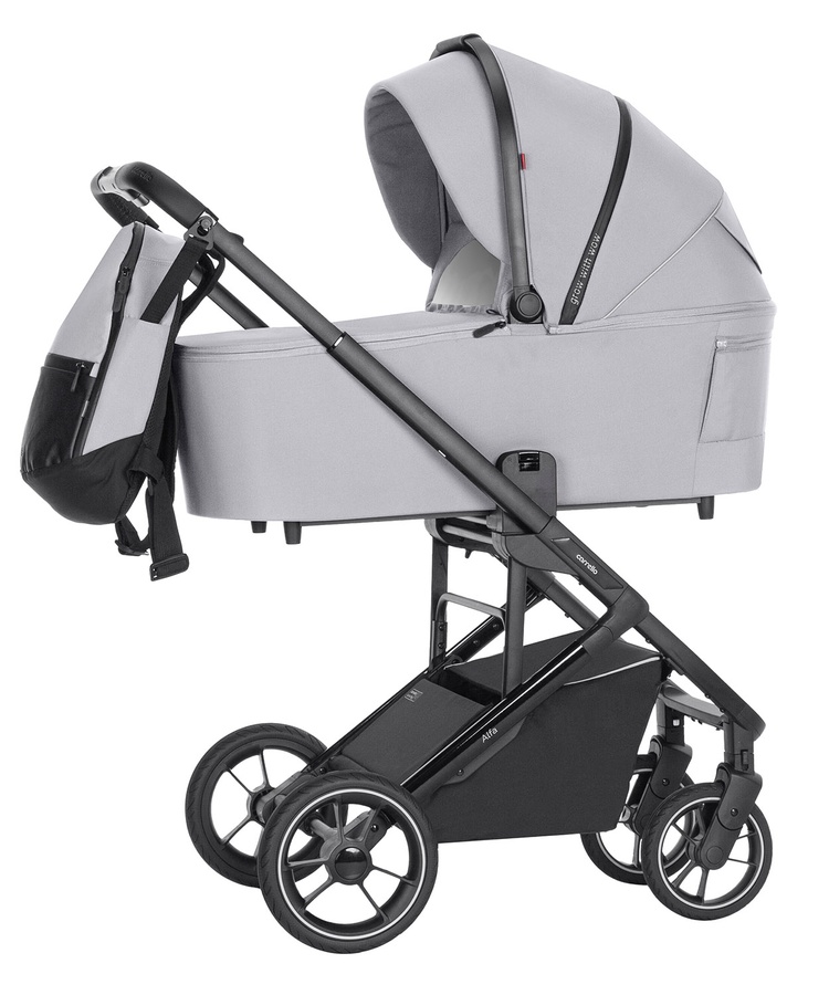 Carrello Alfa 2024 2in1 Feather Grey Детская коляска