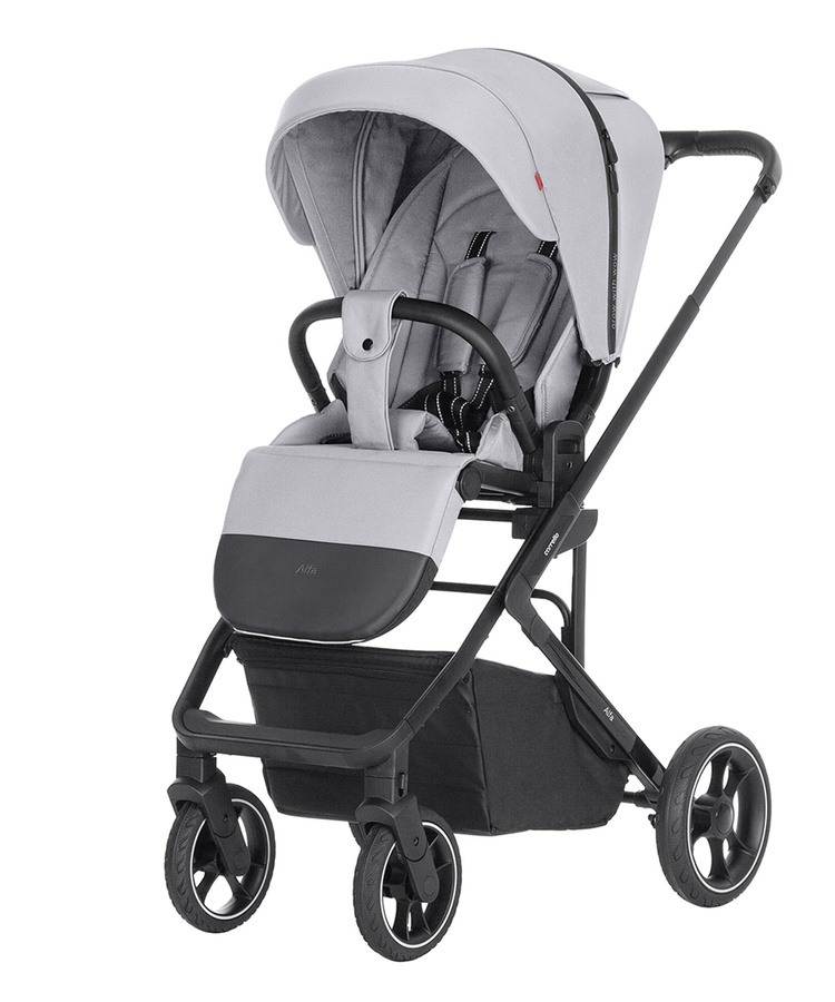 Carrello Alfa 2024 2in1 Feather Grey Детская коляска