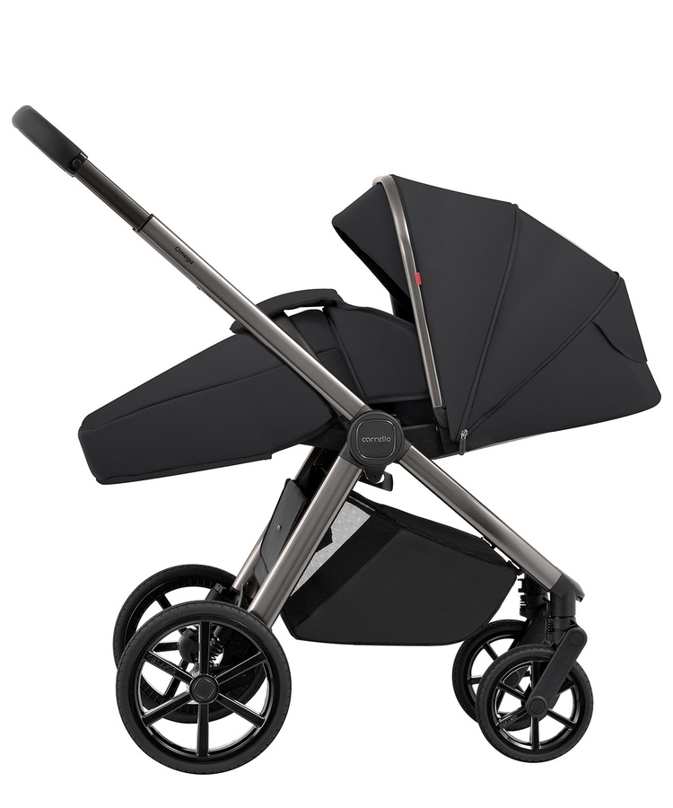 Carrello Omega 2024 2in1 Absolute Black Детская коляска