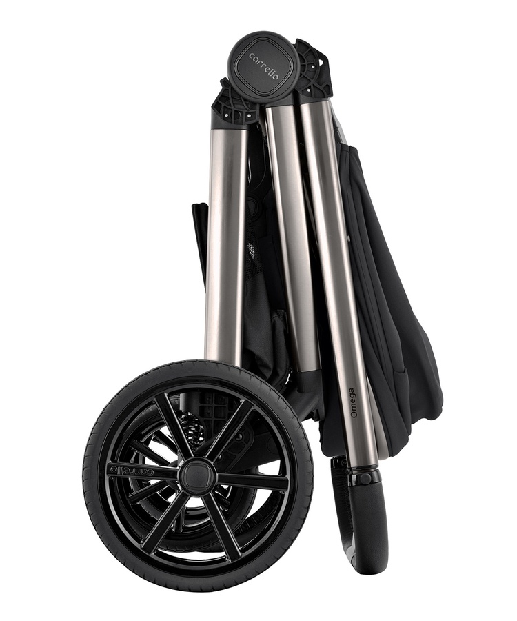 Carrello Omega 2024 2in1 Absolute Black Детская коляска