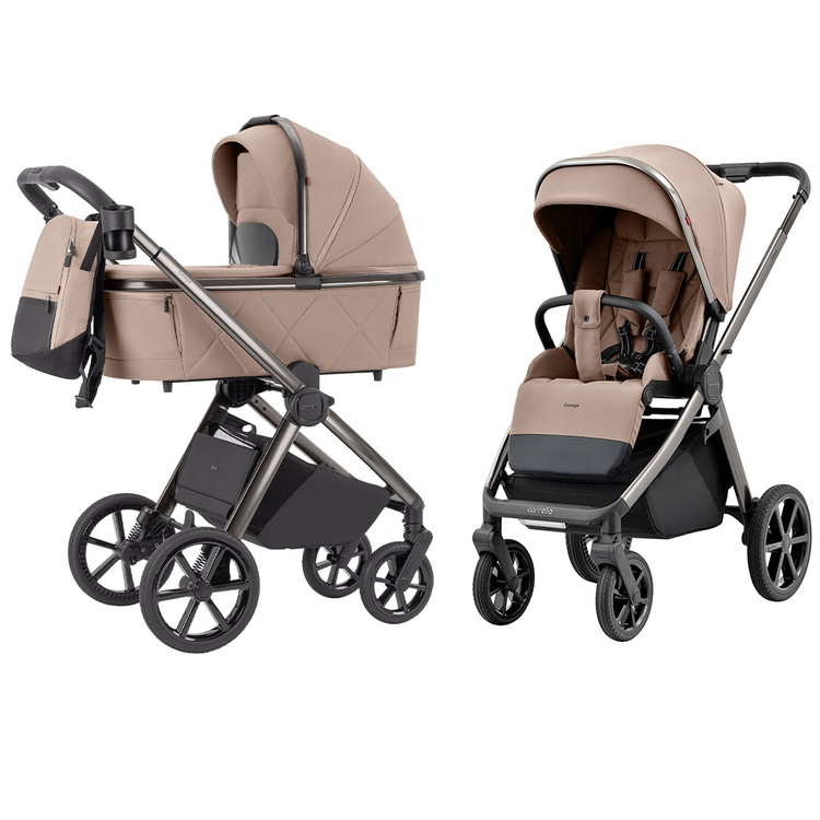 Carrello Omega 2024 2in1 Fantastic Beige Bērnu rati