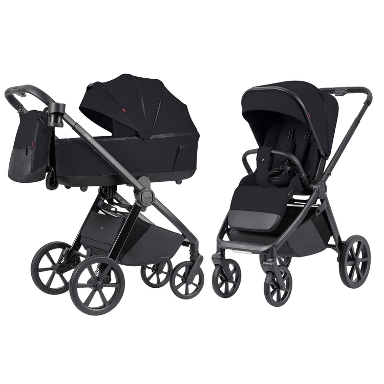 Carrello Omega Plus CRL-6540/1 2024 2in1 Cosmo Black Детская коляска