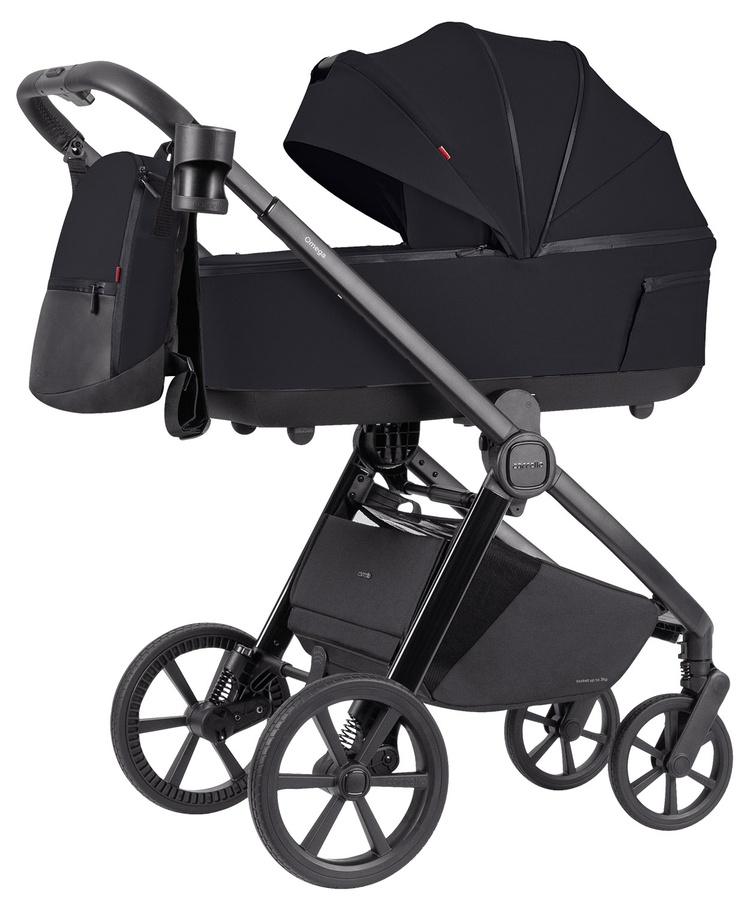 Carrello Omega Plus CRL-6540/1 2024 2in1 Cosmo Black Bērnu rati