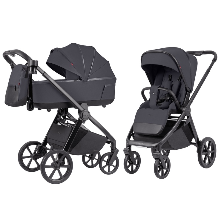 Carrello Omega Plus CRL-6540/1 2024 2in1 Meteor Grey Bērnu rati