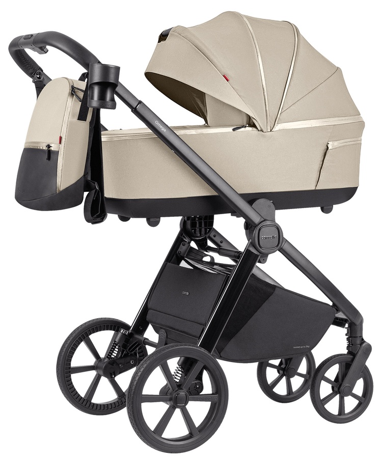 Carrello Omega Plus CRL-6540/1 2024 2in1 Solar Beige Bērnu rati