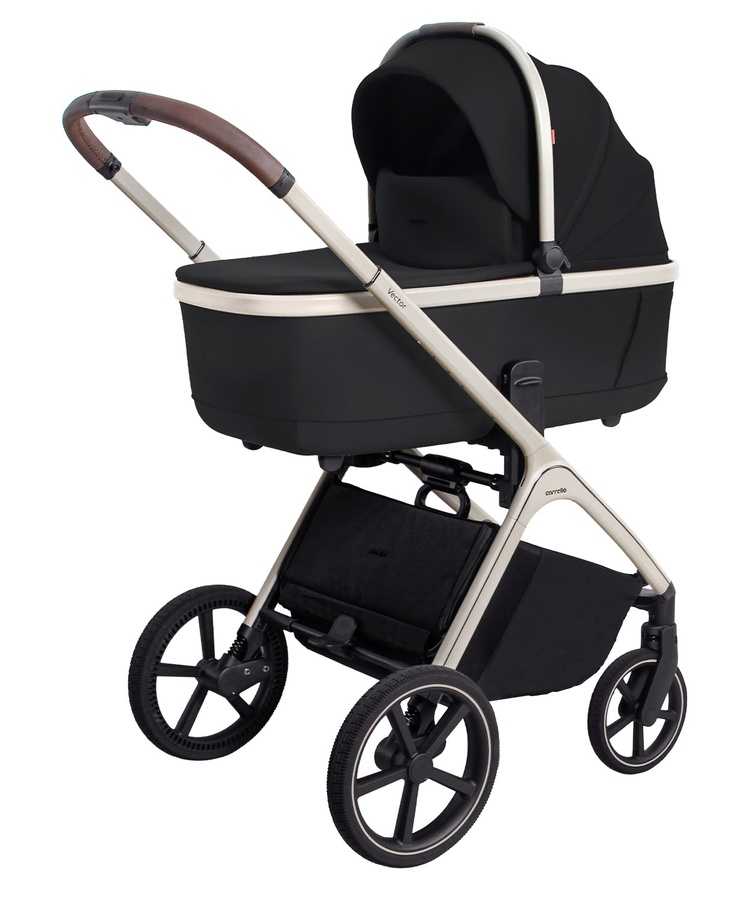 Carrello Vector CRL-6550 Pearl Black Bērnu rati 2in1