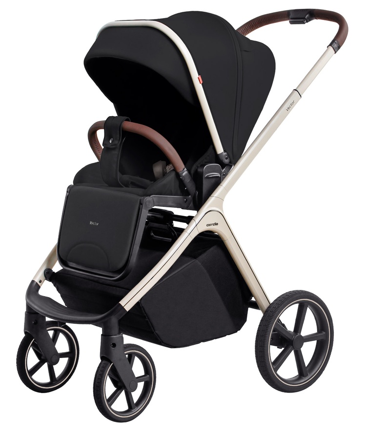 Carrello Vector CRL-6550 Pearl Black Bērnu rati 2in1