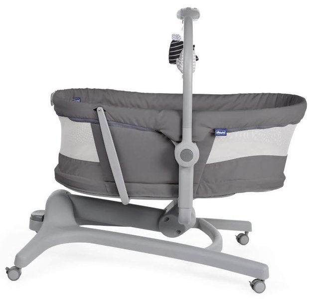 Chicco Baby Hug Air 4in1 Dark Grey Bērnu šūpuļkrēsliņš-Gulta