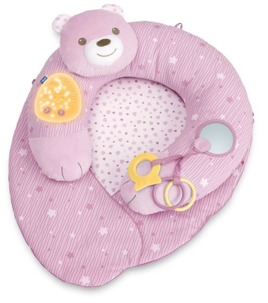 Chicco FIRST DREAMS Pink Ligzdiņa — Paklājs + Spilvens — Pakaviņš