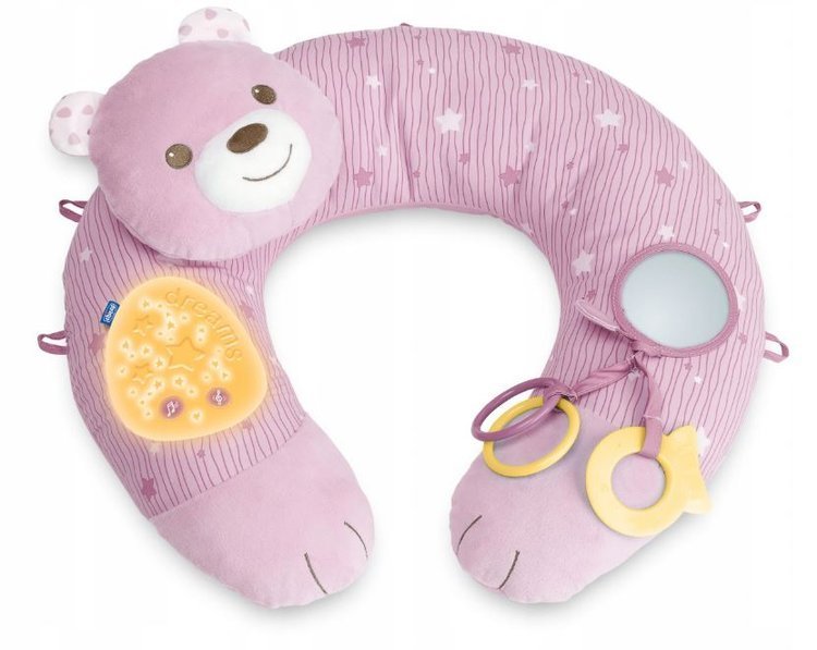 Chicco FIRST DREAMS Pink Ligzdiņa — Paklājs + Spilvens — Pakaviņš