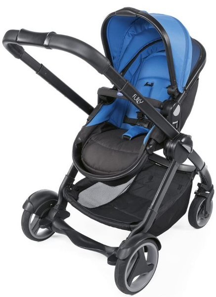 Chicco Fully Power Blue Детская коляска-трансформер 2 в 1