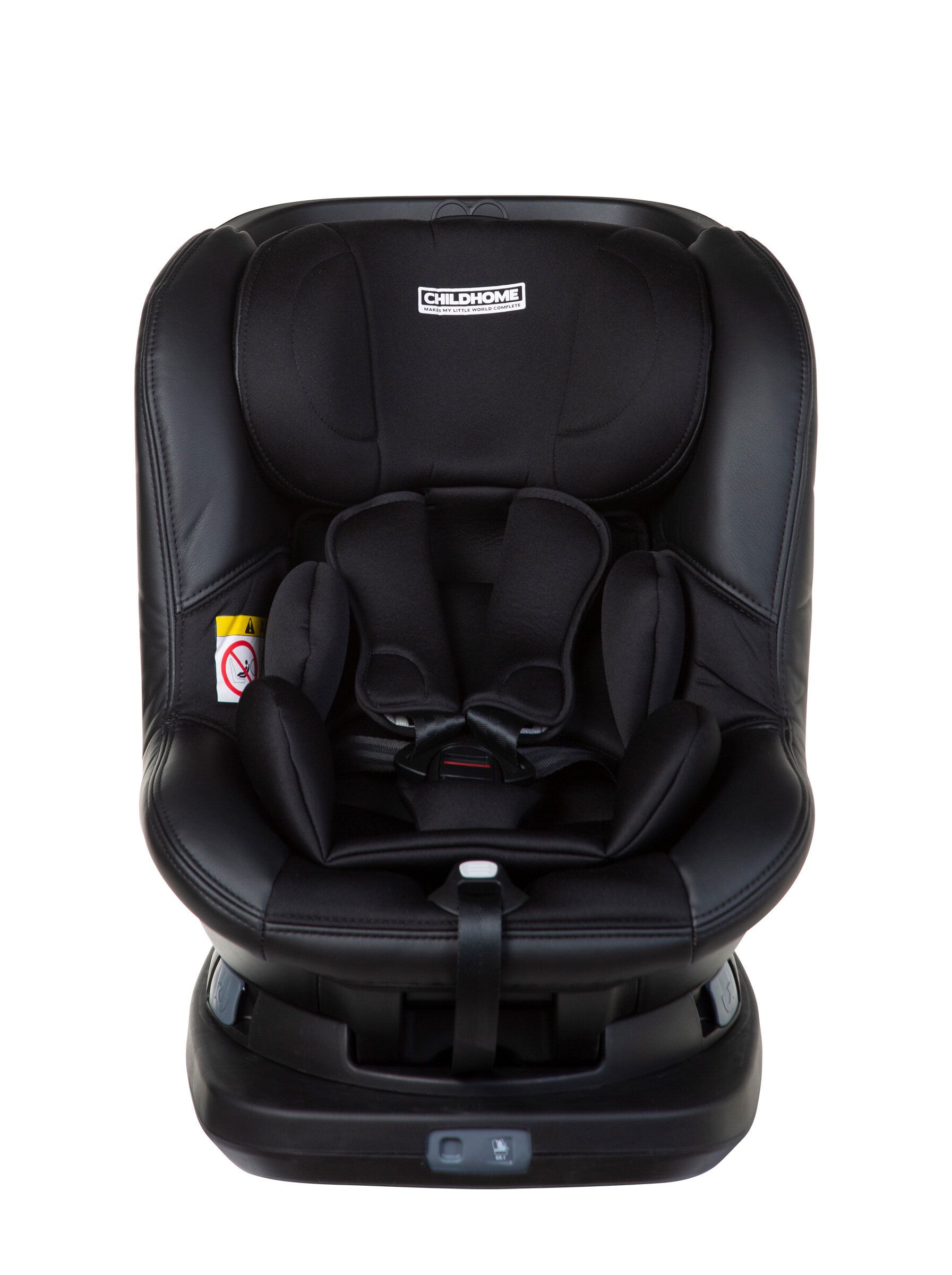 Childhome Isomax 360 Black Leather Bērnu autosēdeklis 9-18 kg