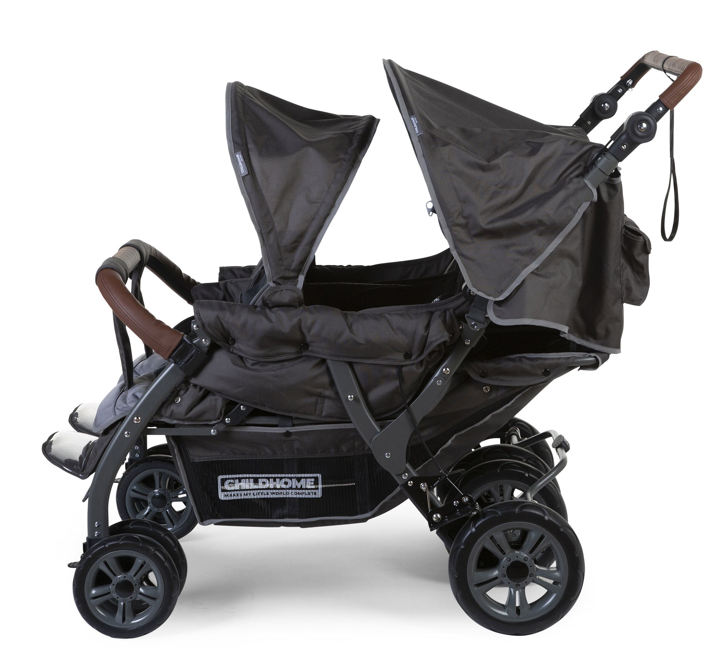 Childhome Quadruple Anthracite Детская коляска четырехместная