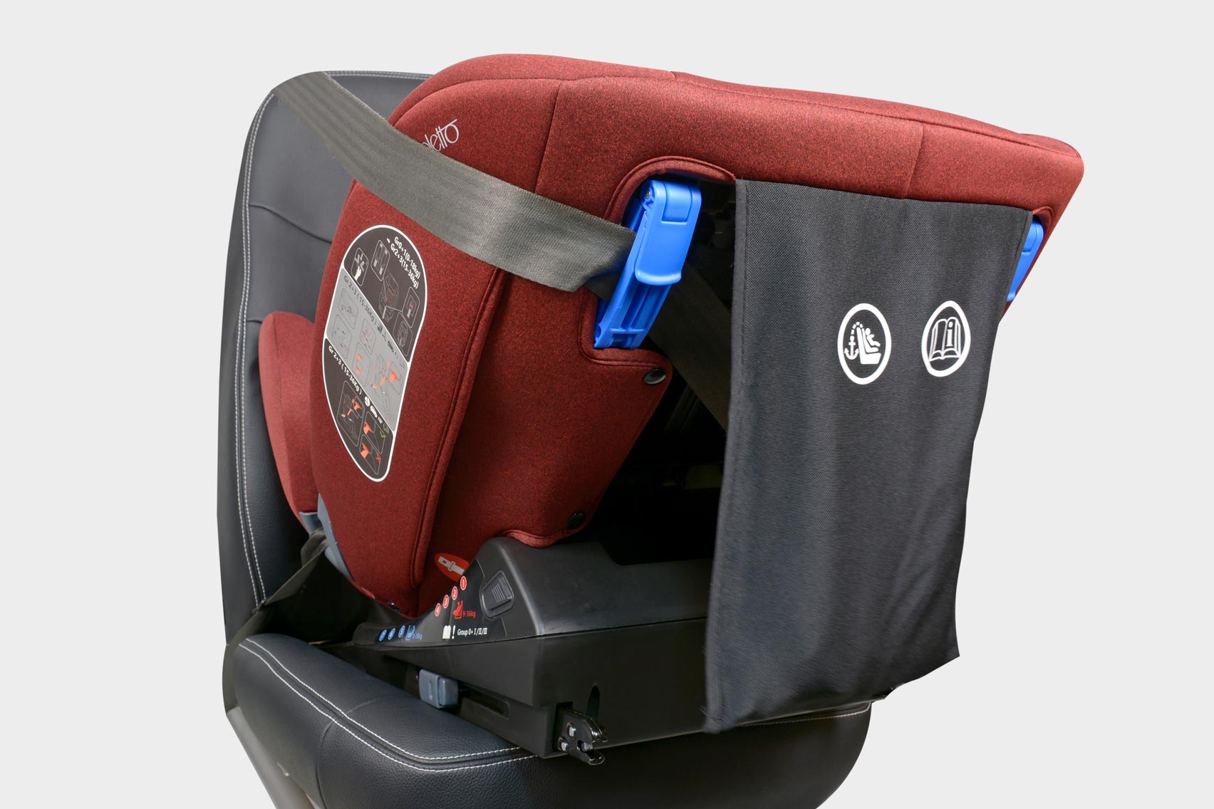 Coletto Cascade Isofix Black Детское автокресло0-36 кг