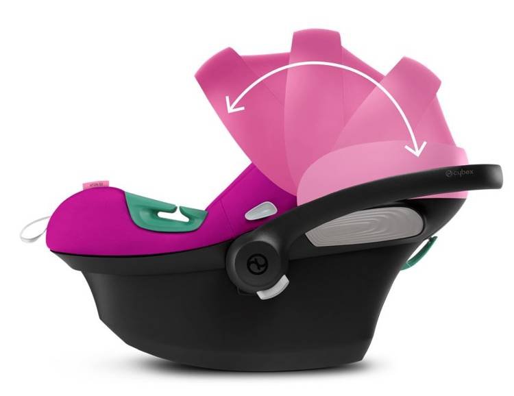 Cybex Aton S2 i-Size Magnolia pink Bērnu autosēdeklis 0-13 kg