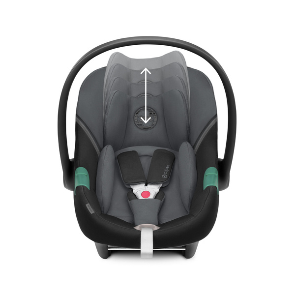 Cybex Aton S2 i-Size Monument Grey Bērnu autosēdeklis 0-13 kg