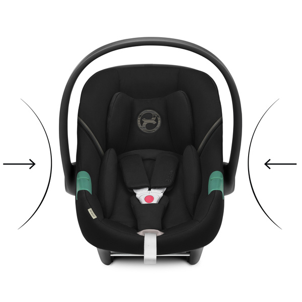 Cybex Aton S2 i-Size Moon Black Bērnu autosēdeklis 0-13 kg