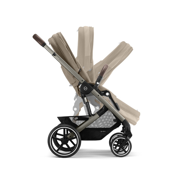 Cybex Balios S Lux Almond Beige Прогулочная коляска