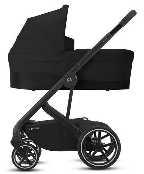 Cybex Balios S Lux Deep Black + Aton B2 I-Size + Cybex One base Bērnu rati 4in1