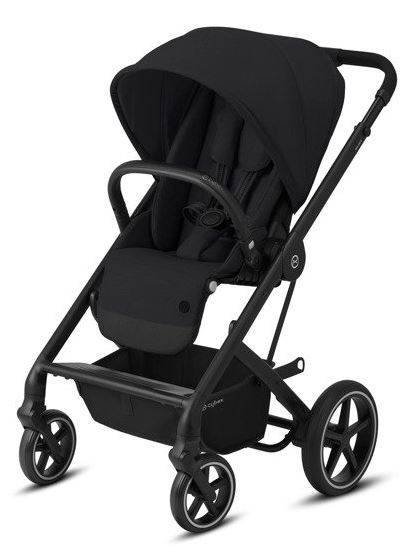 Cybex Balios S Lux Deep Black + Aton B2 I-Size + Cybex One base Bērnu rati 4in1