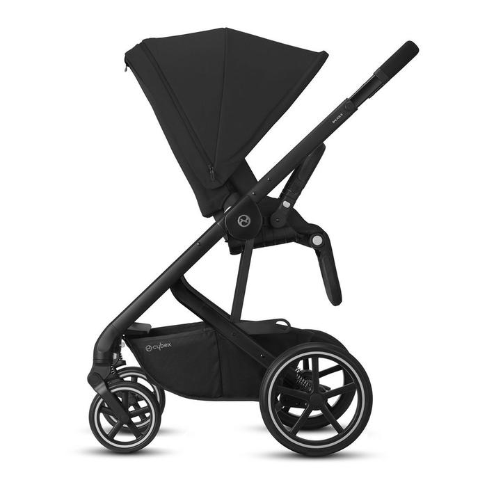 Cybex Balios S Lux Deep Black + Aton B2 I-Size + Cybex One base Bērnu rati 4in1