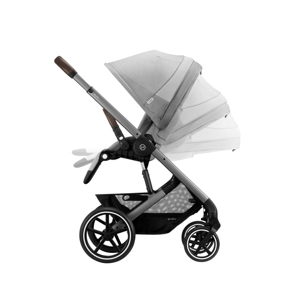 Cybex Balios S Lux Lava Grey Pastaigu rati