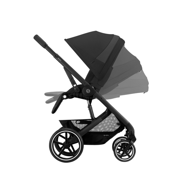 Cybex Balios S Lux Moon Black + Aton S2 I-Size Детская коляска 3 в 1