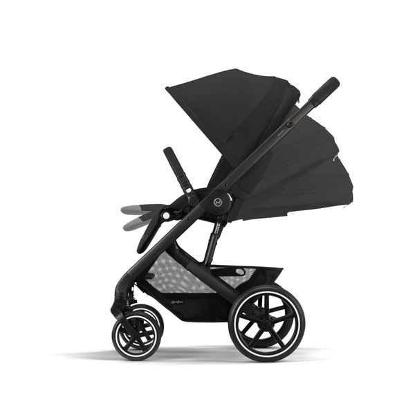 Cybex Balios S Lux Moon Black + Aton S2 I-Size Детская коляска 3 в 1