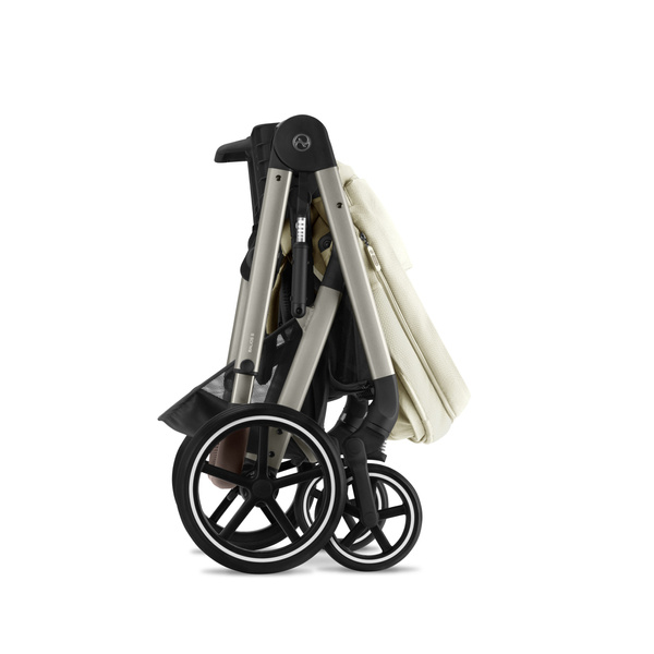 Cybex Balios S Lux Seashell Beige + Aton S2 I-Size Детская коляска 3 в 1