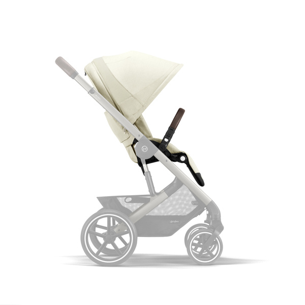 Cybex Balios S Lux Seashell Beige + Aton S2 I-Size Детская коляска 3 в 1