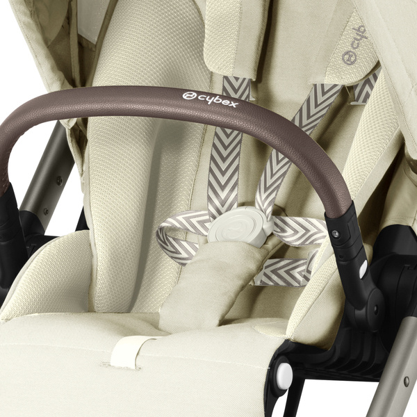 Cybex Balios S Lux Seashell Beige + Aton S2 I-Size Детская коляска 3 в 1