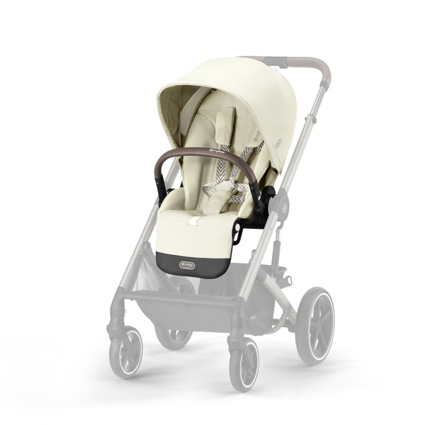 Cybex Balios S Lux Seashell Beige + Aton S2 I-Size Детская коляска 3 в 1