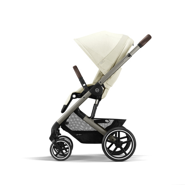 Cybex Balios S Lux Seashell Beige + Aton S2 I-Size Детская коляска 3 в 1