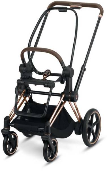 Cybex e-Priam Dark Navy Eco/ Conscious Rosegold frame Pastaigu rati