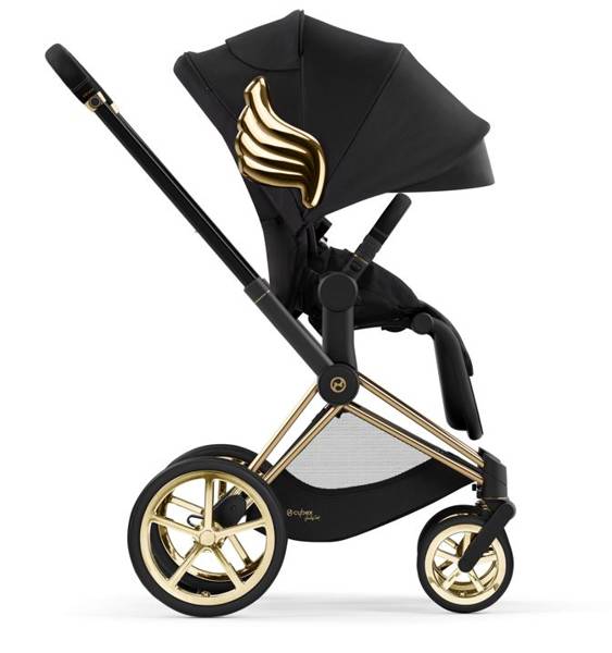 Cybex e-Priam Jeremy Scott Black Wings Детская коляска 2 в 1