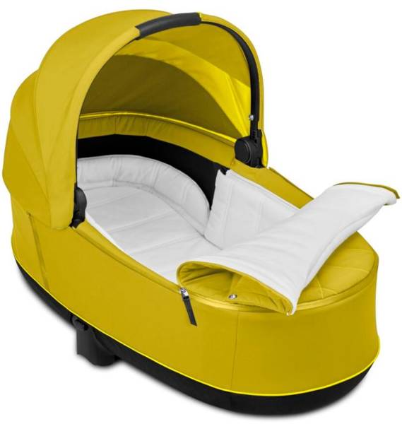 Cybex e-Priam Mustard Yellow Chrome black frame Коляска с Люлькой