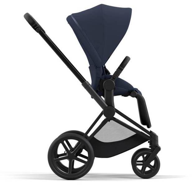 Cybex e-Priam Nautical Blue Matt black frame Детская коляска 4 в 1