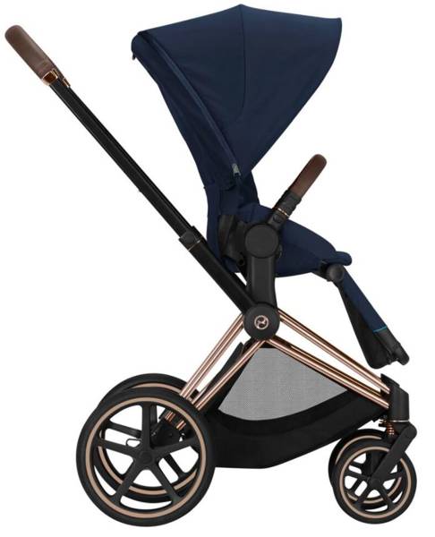 Cybex e-Priam Nautical Blue Rosegold frame Bērnu rati 4in1