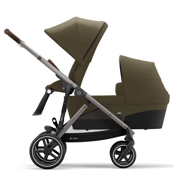 Cybex Gazelle S Classic Beige + Aton M I-Size Dvīņu rati